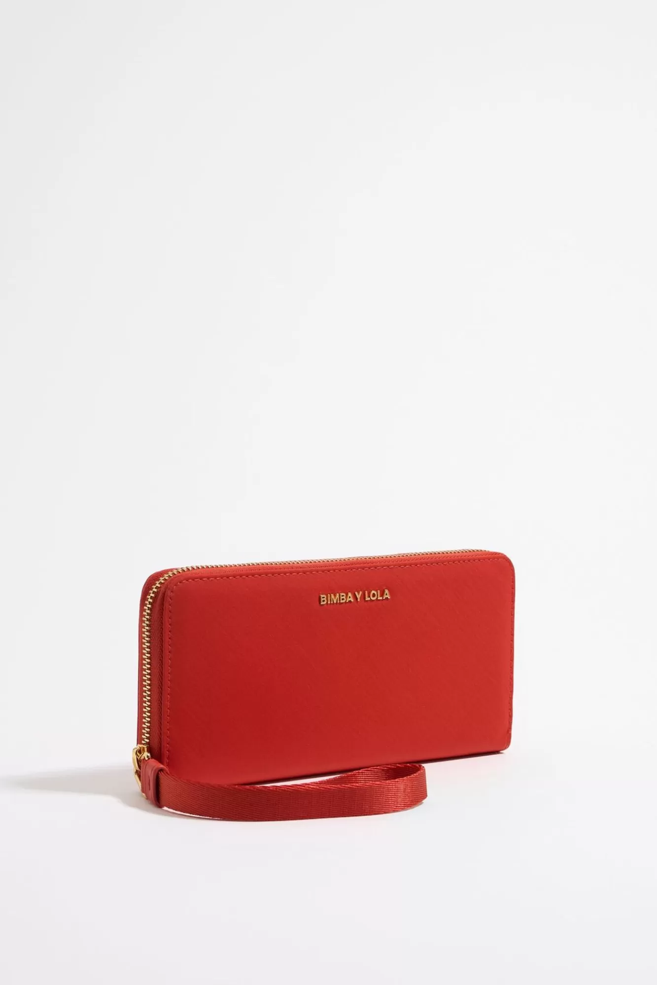 BIMBA Y LOLA Billetera Horizontal Con Cremallera Nylon Coral Sale