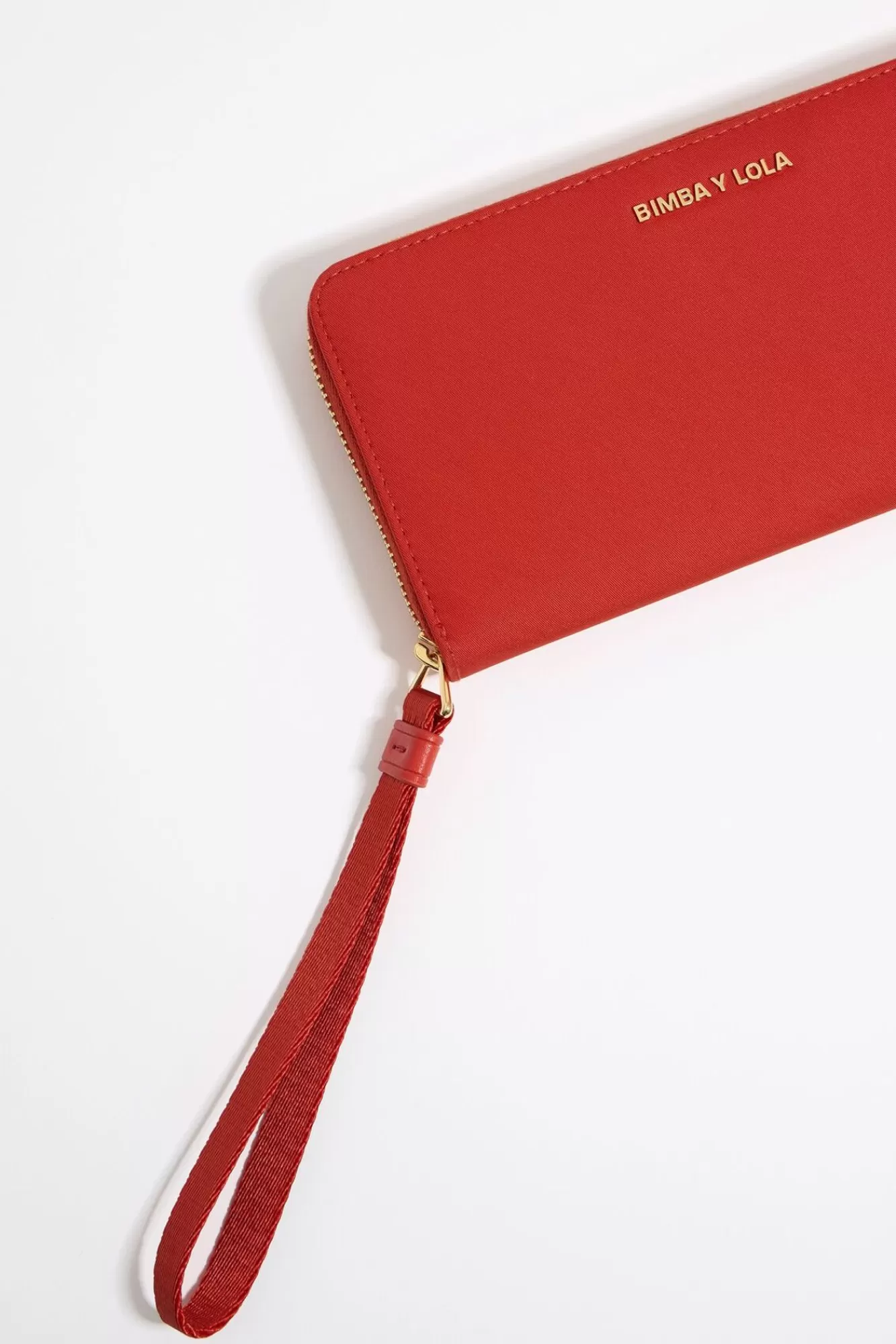 BIMBA Y LOLA Billetera Horizontal Con Cremallera Nylon Coral Sale