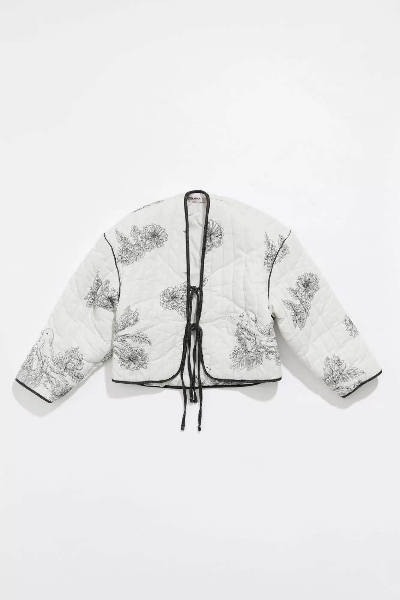 BIMBA Y LOLA Cazadora Corta Acolchada Canary Pop Blanca Discount