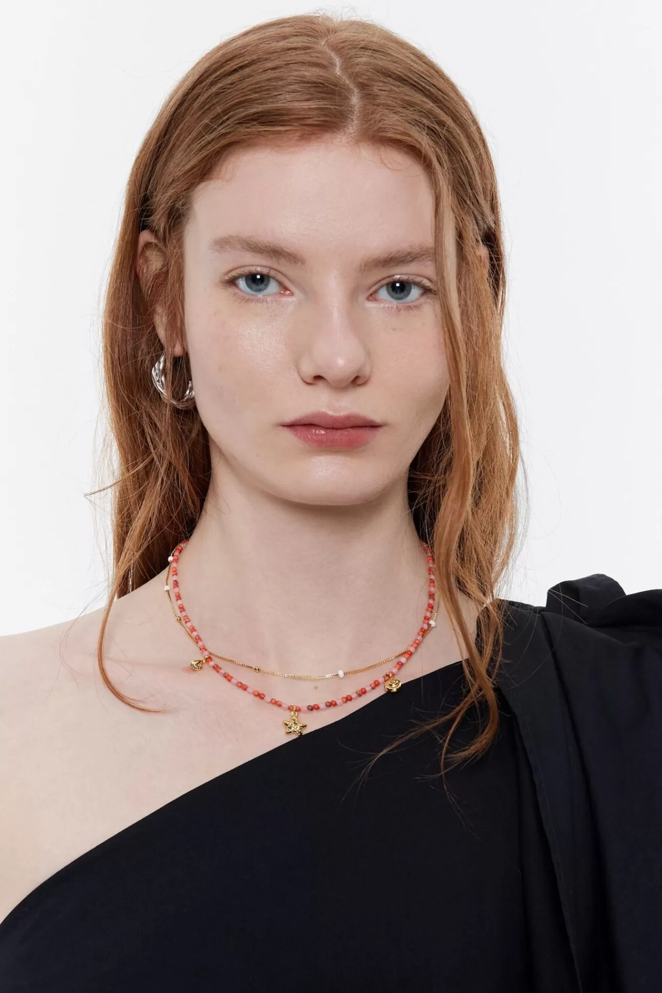 BIMBA Y LOLA Collar Doble Estrella De Mar Y Cadena Coral Shop