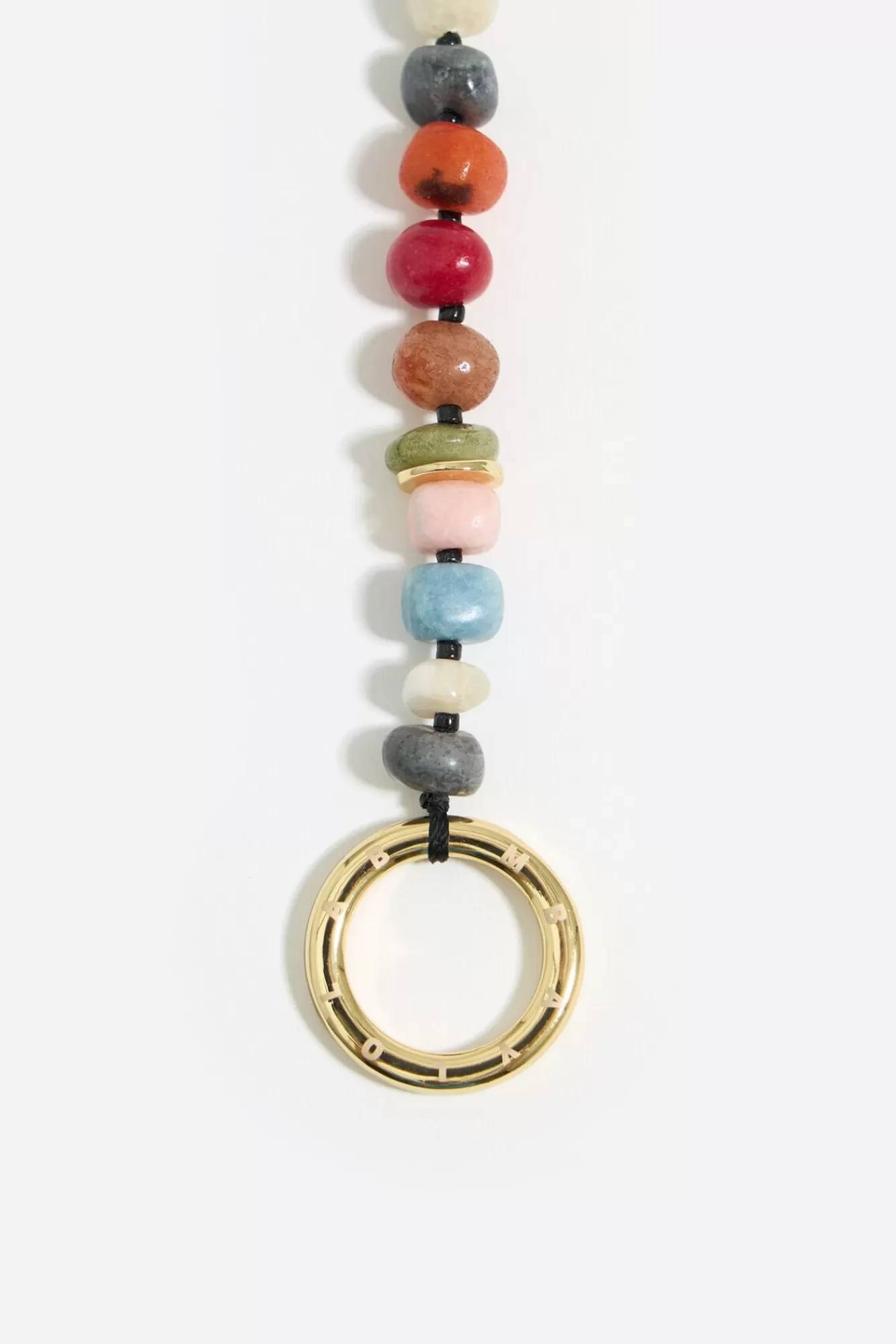 BIMBA Y LOLA Collar Largo Piedras Multicolores Dorado Online