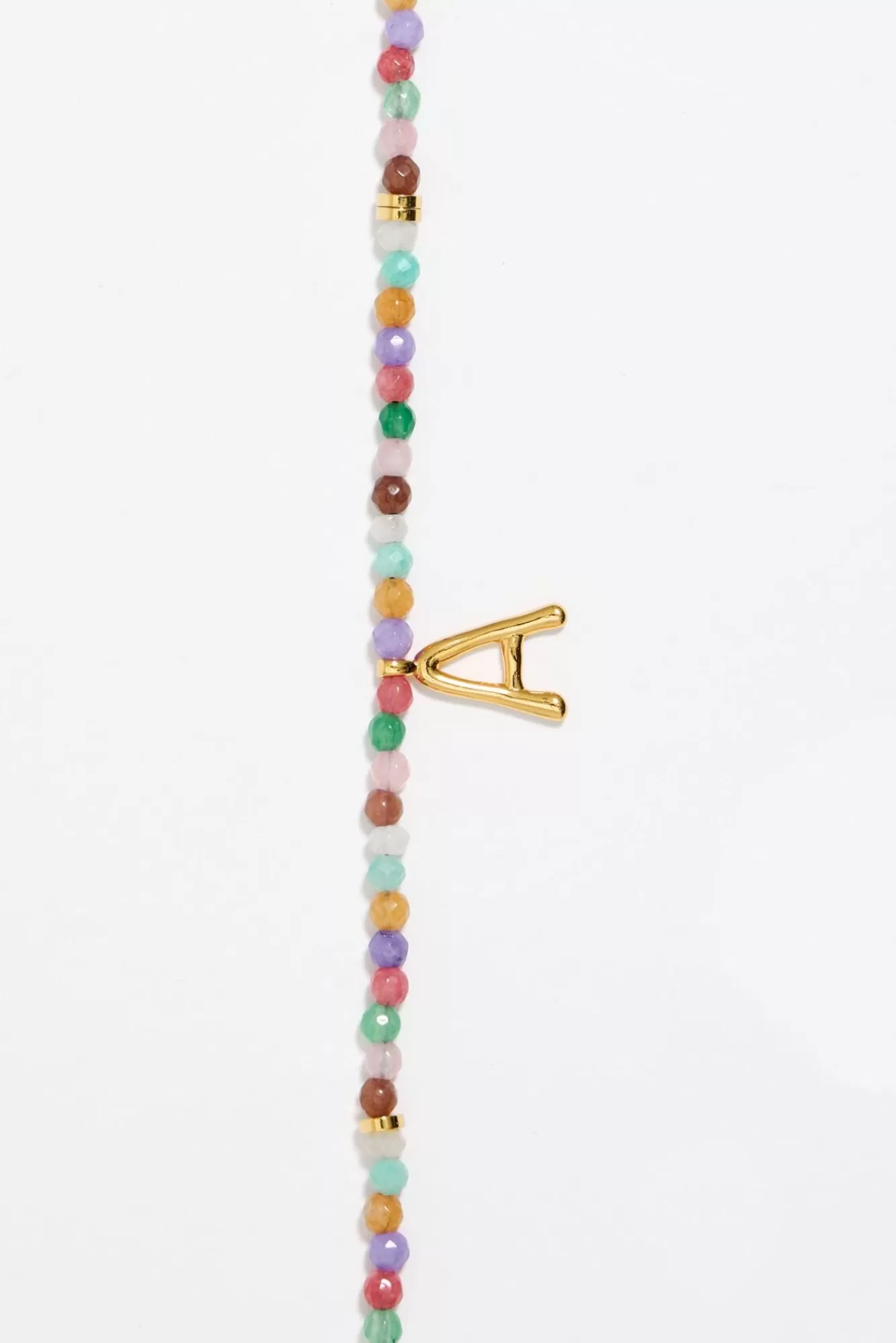 BIMBA Y LOLA Collar Letra A Piedras Multicolores Clearance