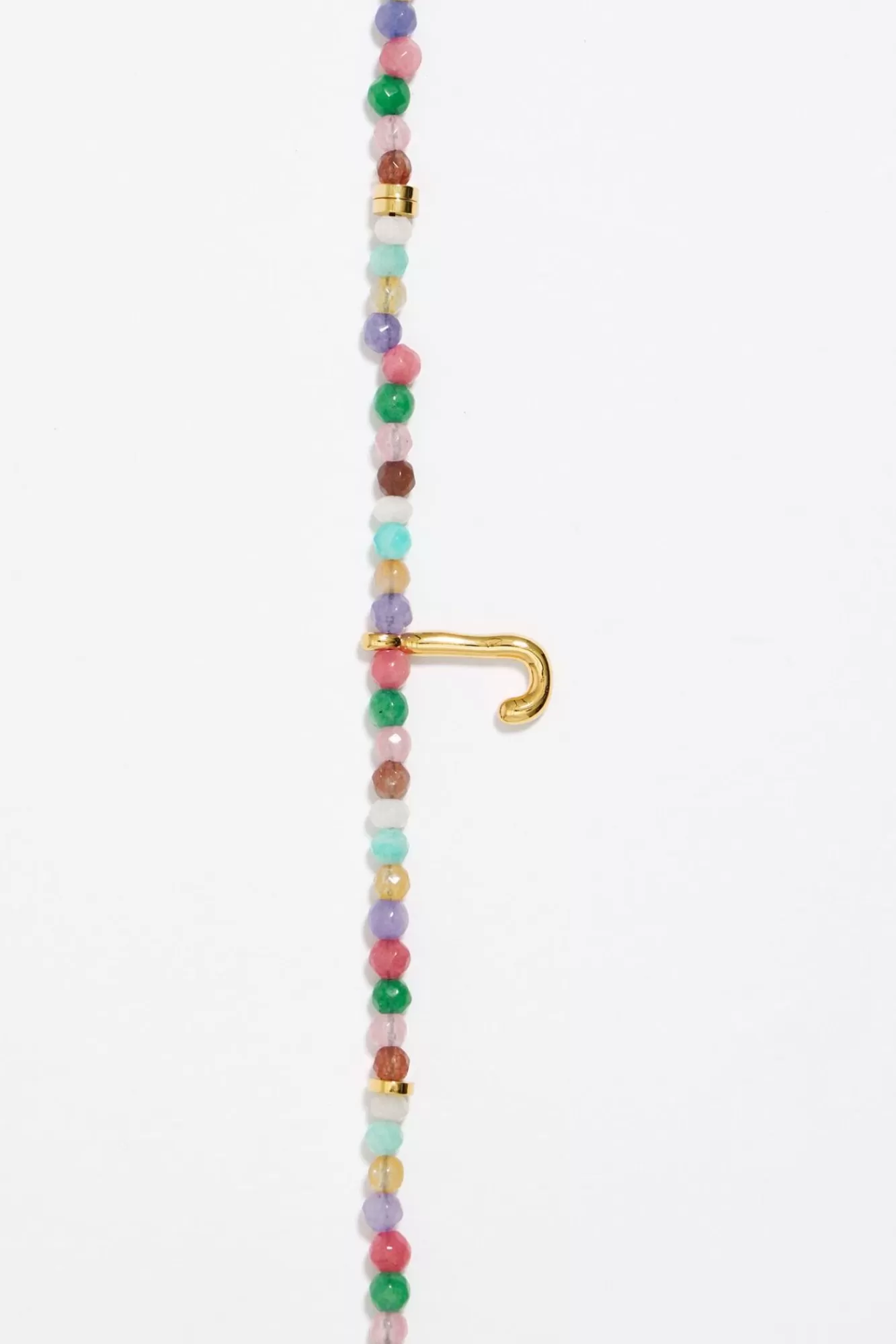 BIMBA Y LOLA Collar Letra J Piedras Multicolores Sale
