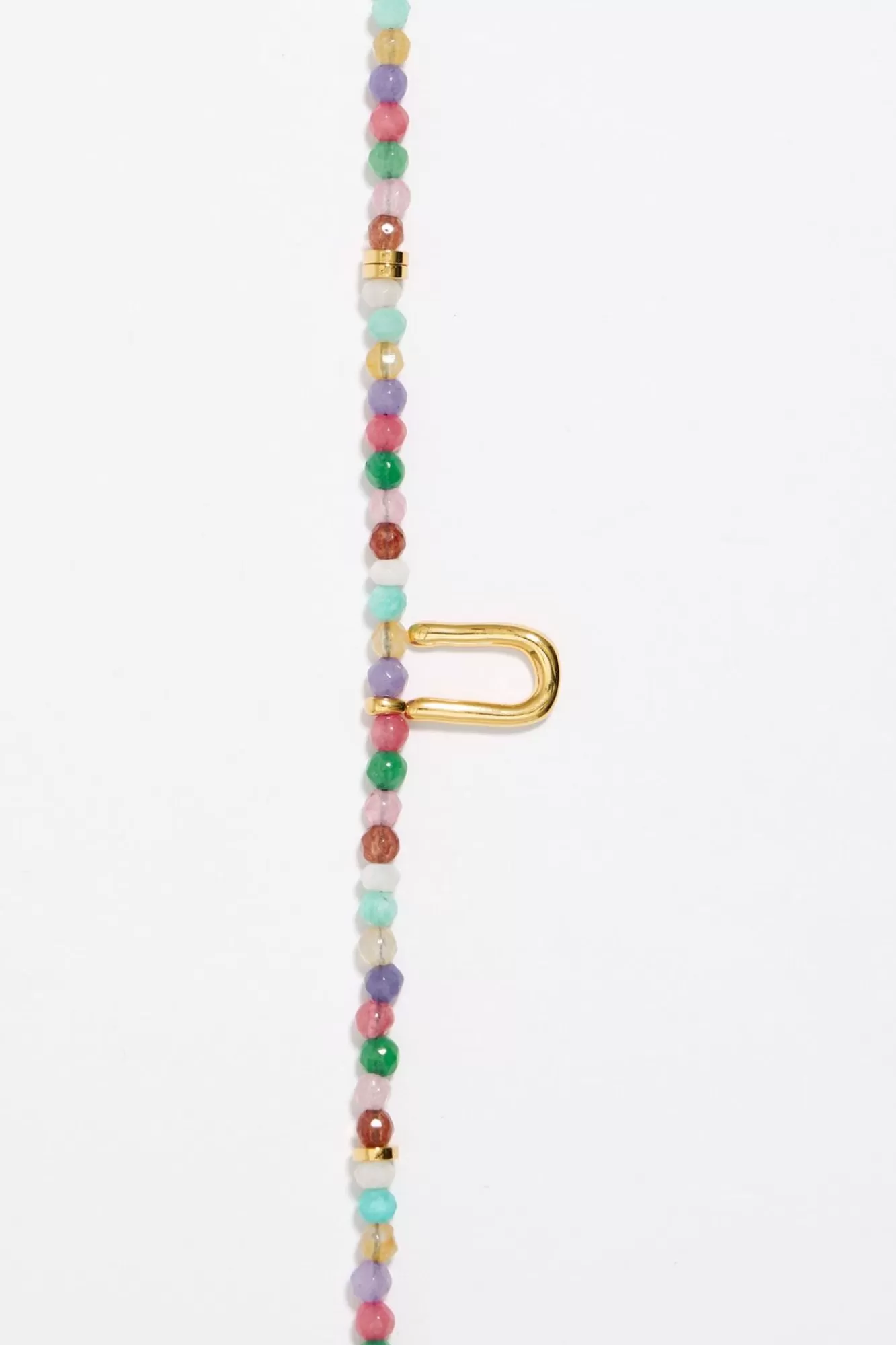 BIMBA Y LOLA Collar Letra U Piedras Multicolores Cheap