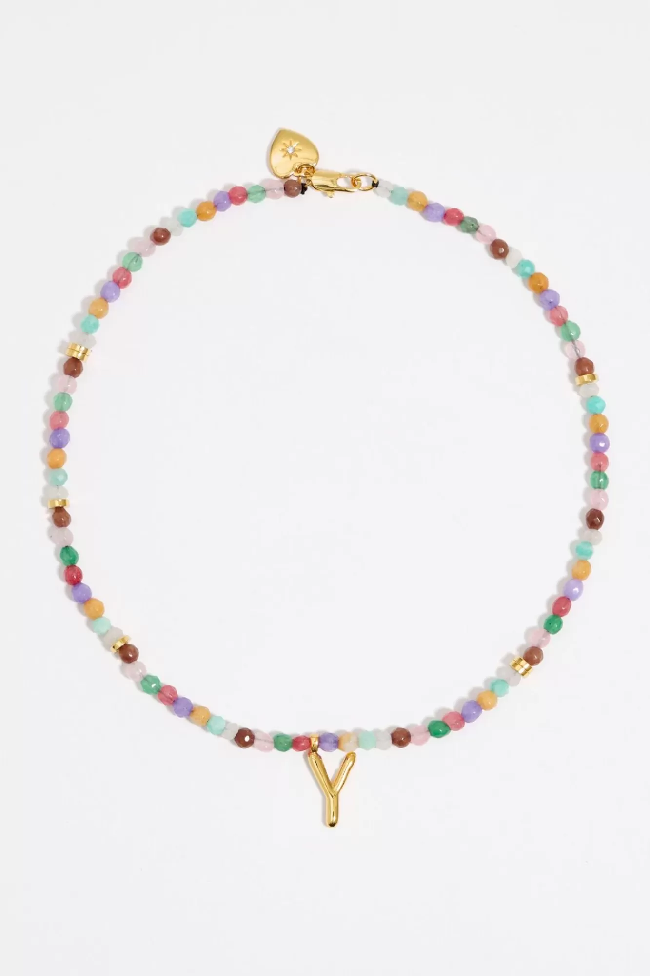 BIMBA Y LOLA Collar Letra Y Piedras Multicolores Outlet