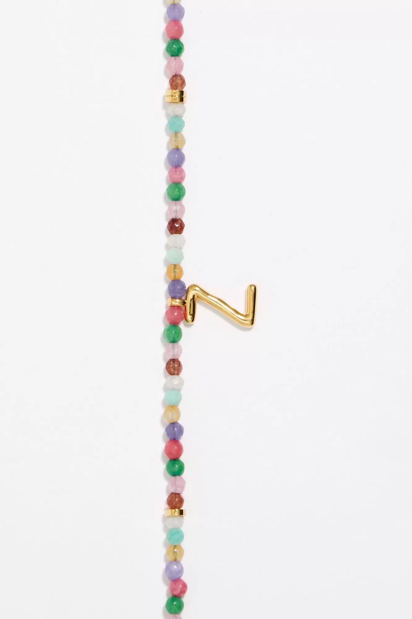 BIMBA Y LOLA Collar Letra Z Piedras Multicolores Store