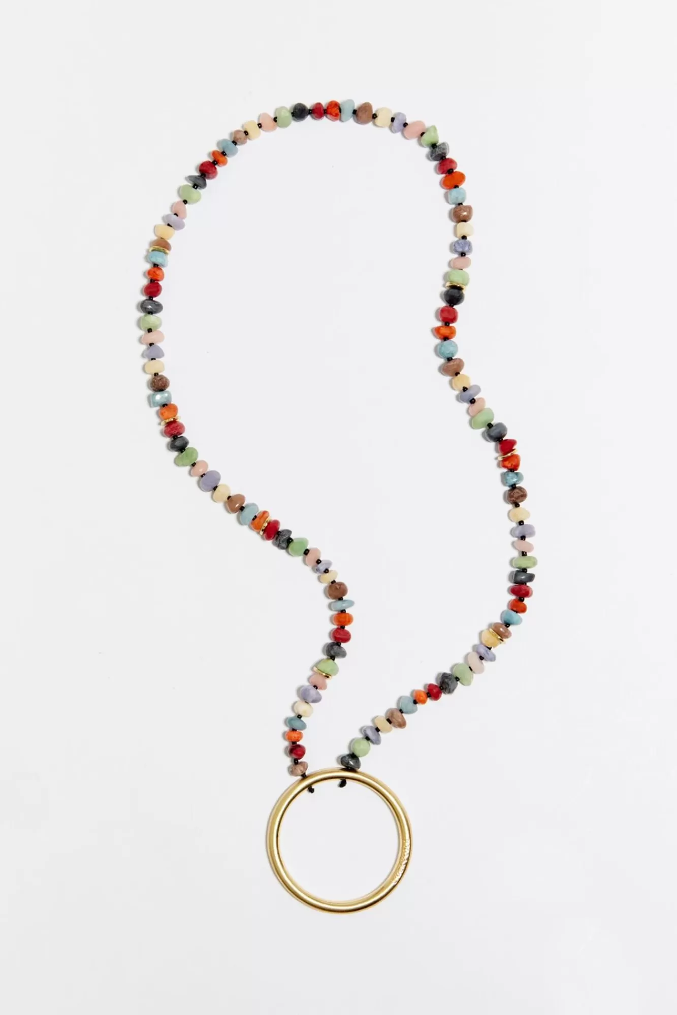 BIMBA Y LOLA Collar Piedras Multicolores Dorado Best