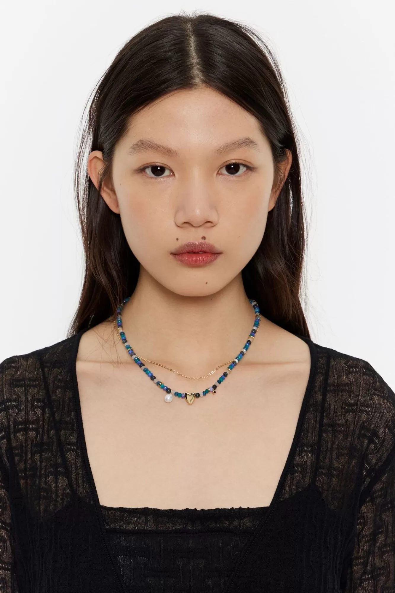 BIMBA Y LOLA Collar Piedras Multicolores Y Corazon Outlet