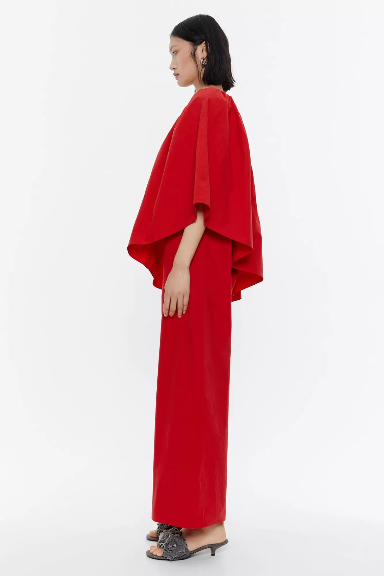 BIMBA Y LOLA Mono Maxivolante Rojo New