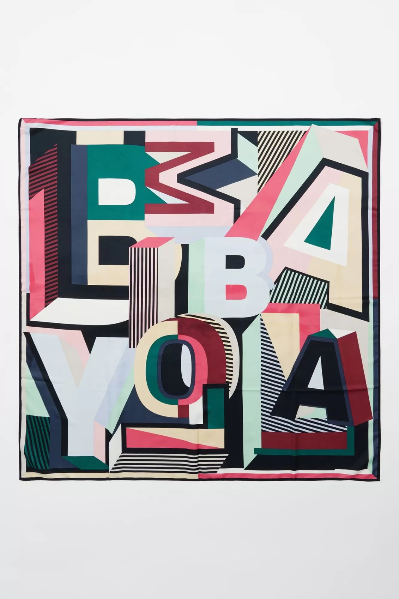 BIMBA Y LOLA Panuelo Logo Geometrico 3D Multicolor Flash Sale