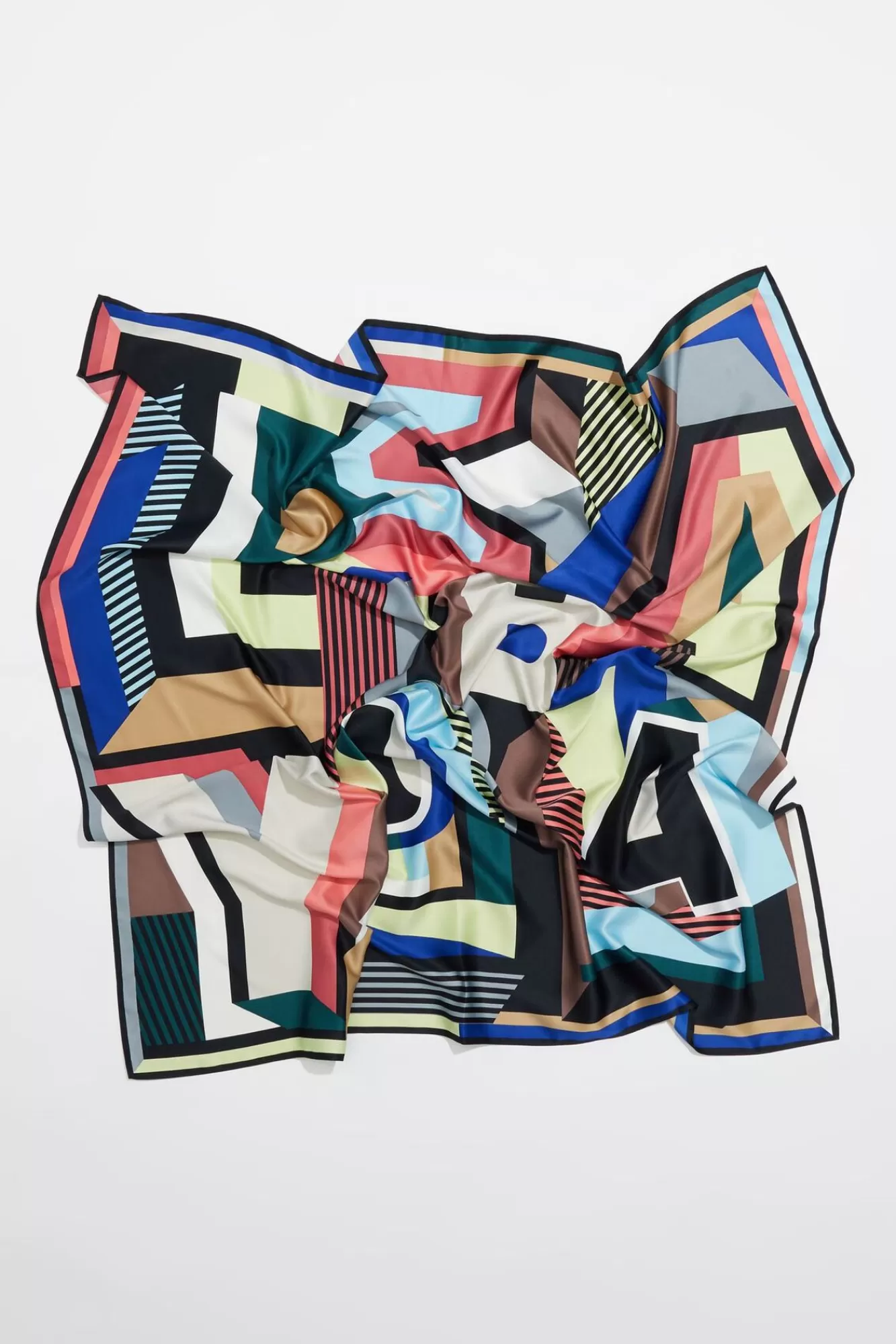 BIMBA Y LOLA Panuelo Logo Geometrico 3D Multicolor Clearance