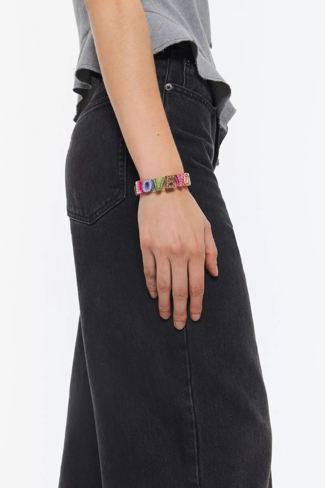 BIMBA Y LOLA Pulsera Correa Letras Multicolor Best Sale