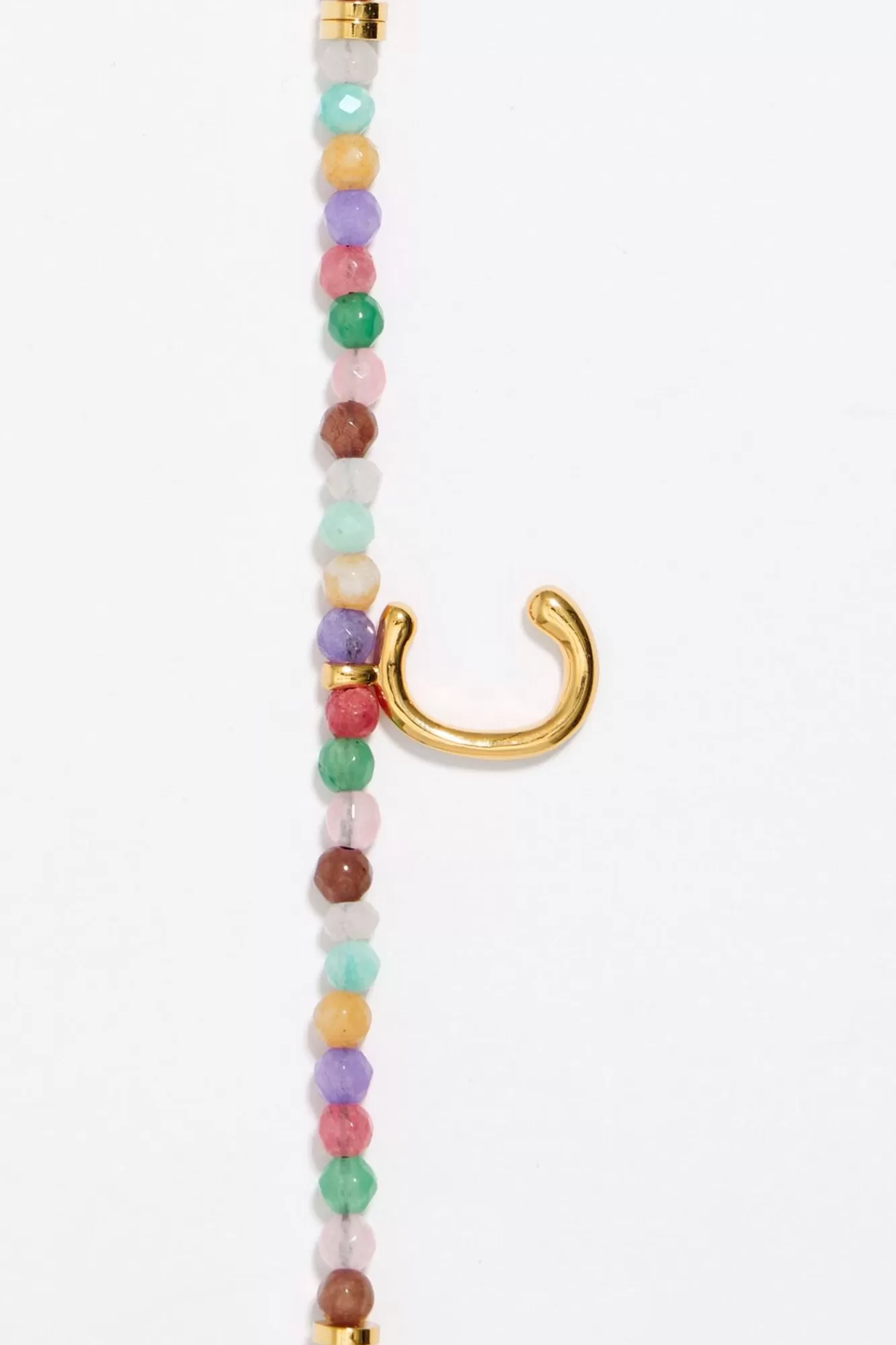 BIMBA Y LOLA Pulsera Letra C Piedras Multicolores Outlet