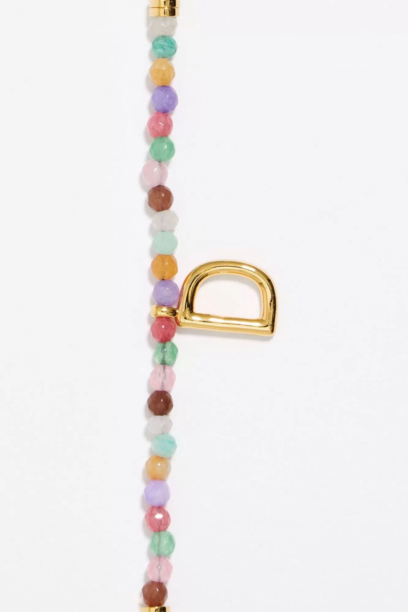 BIMBA Y LOLA Pulsera Letra D Piedras Multicolores Clearance