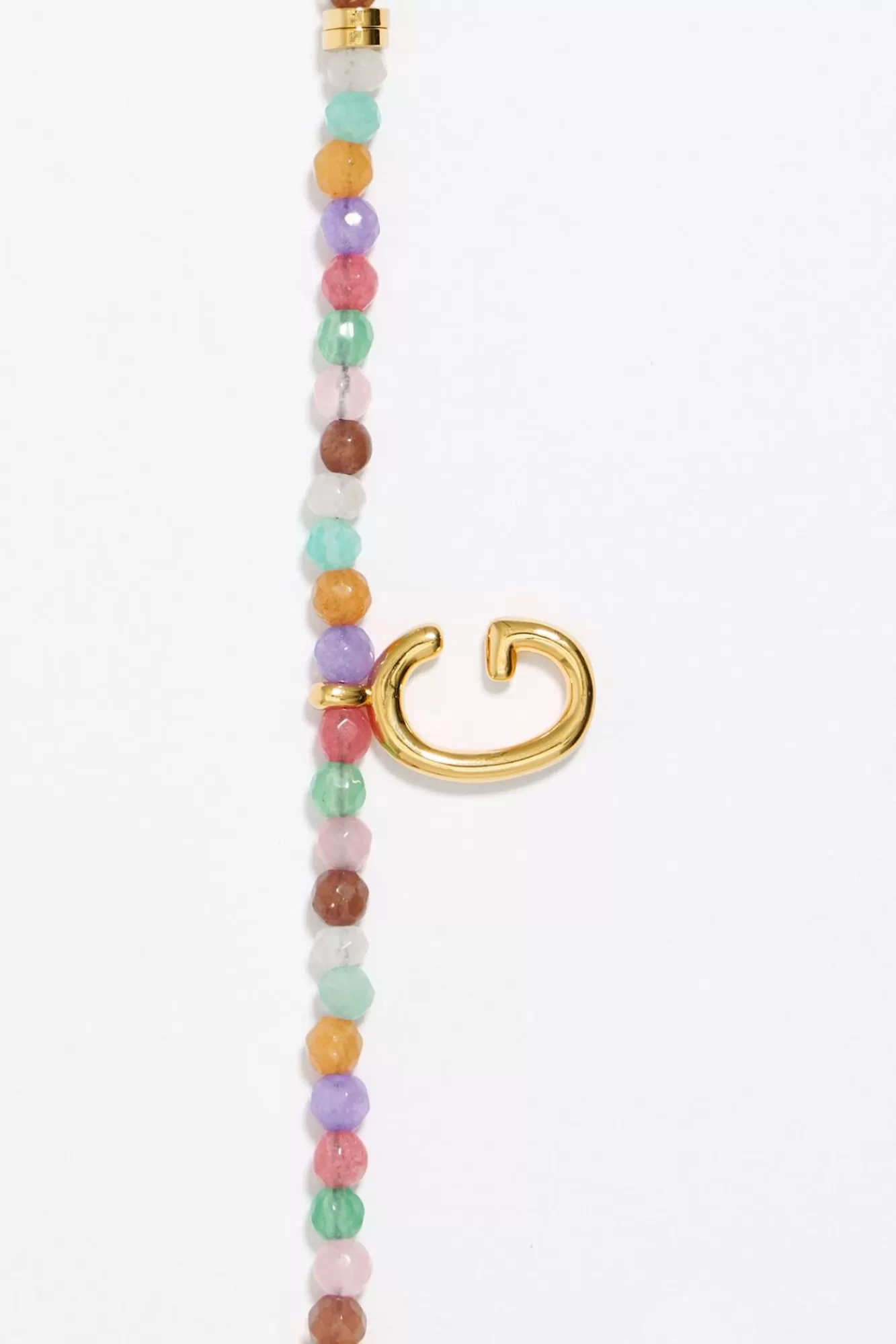 BIMBA Y LOLA Pulsera Letra G Piedras Multicolores Hot