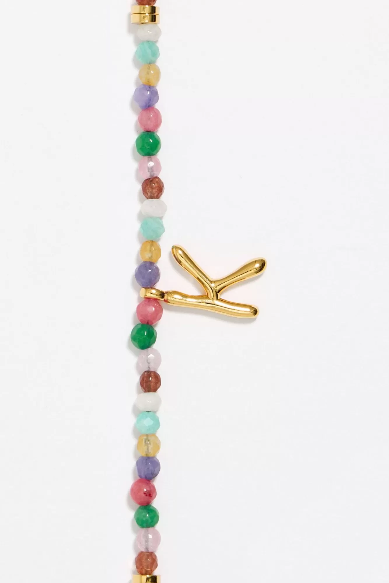BIMBA Y LOLA Pulsera Letra K Piedras Multicolores Cheap