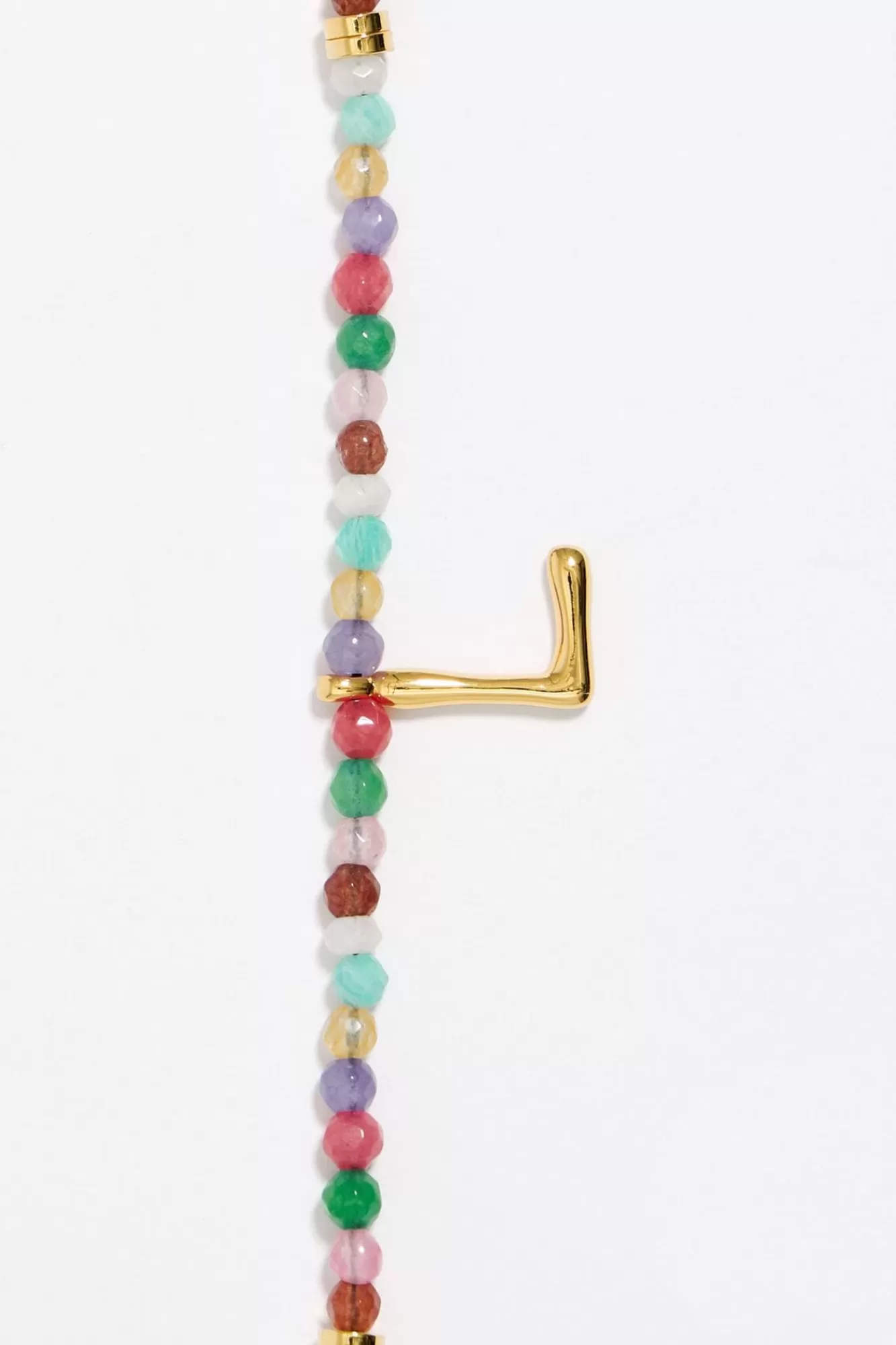 BIMBA Y LOLA Pulsera Letra L Piedras Multicolores Discount