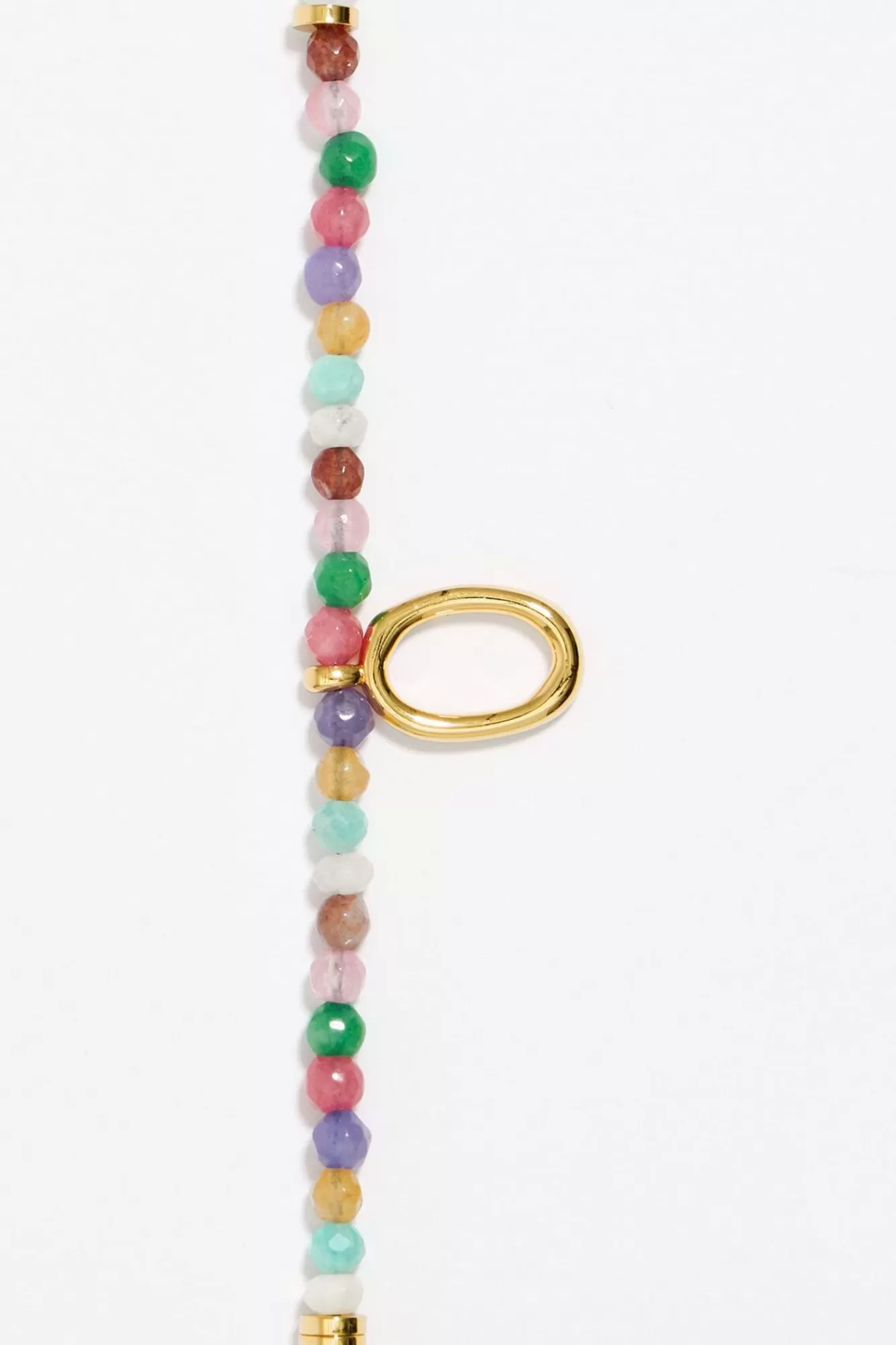 BIMBA Y LOLA Pulsera Letra O Piedras Multicolores Clearance