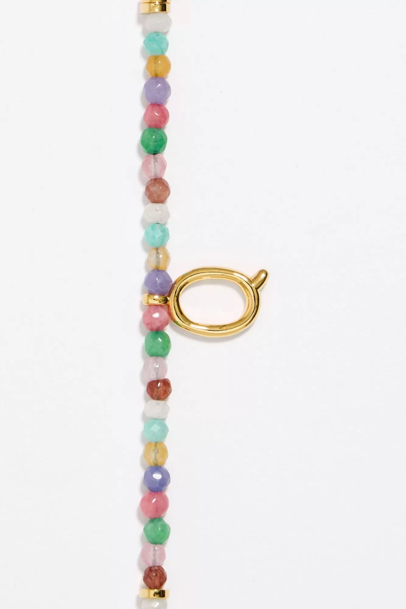 BIMBA Y LOLA Pulsera Letra Q Piedras Multicolores New