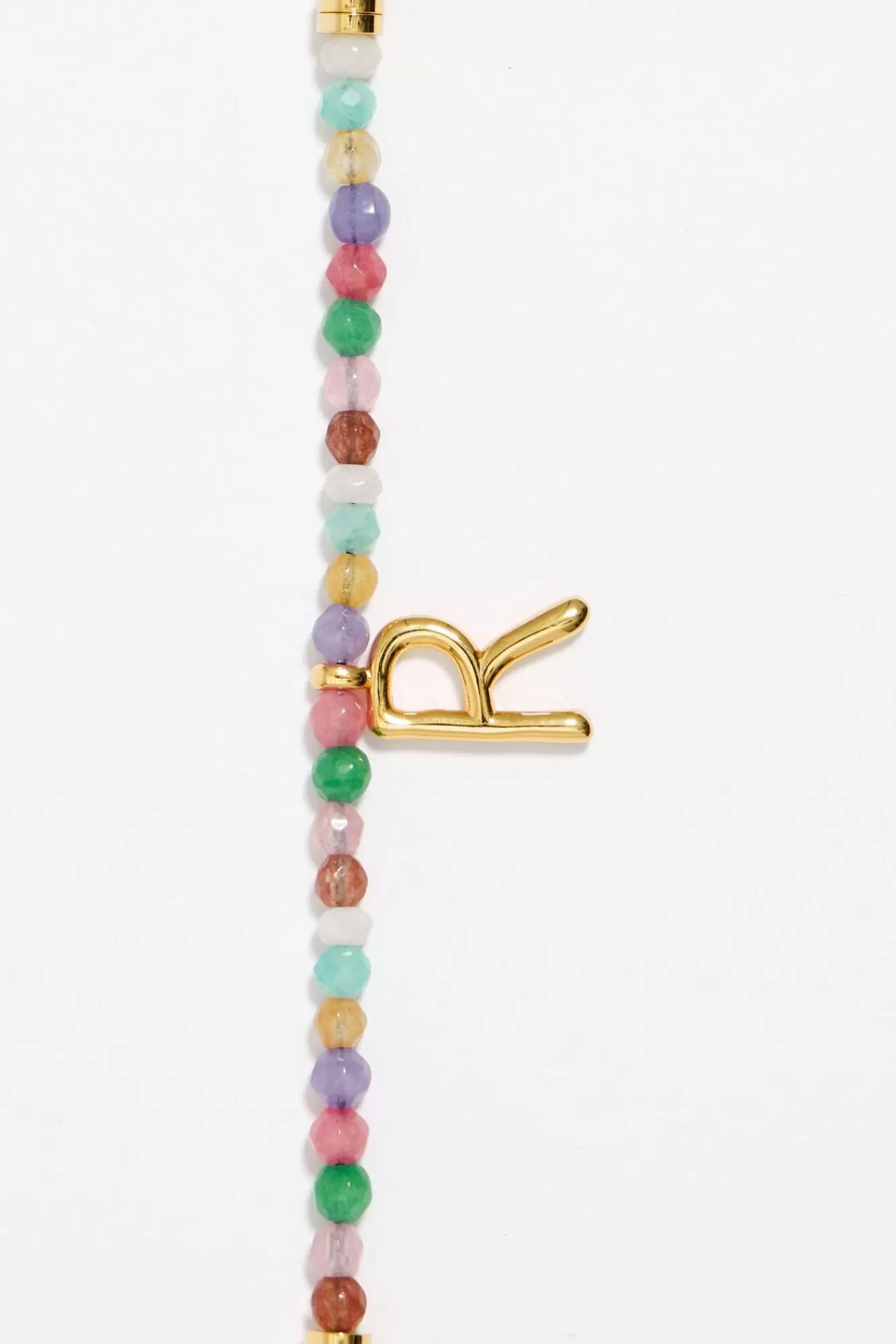 BIMBA Y LOLA Pulsera Letra R Piedras Multicolores Best