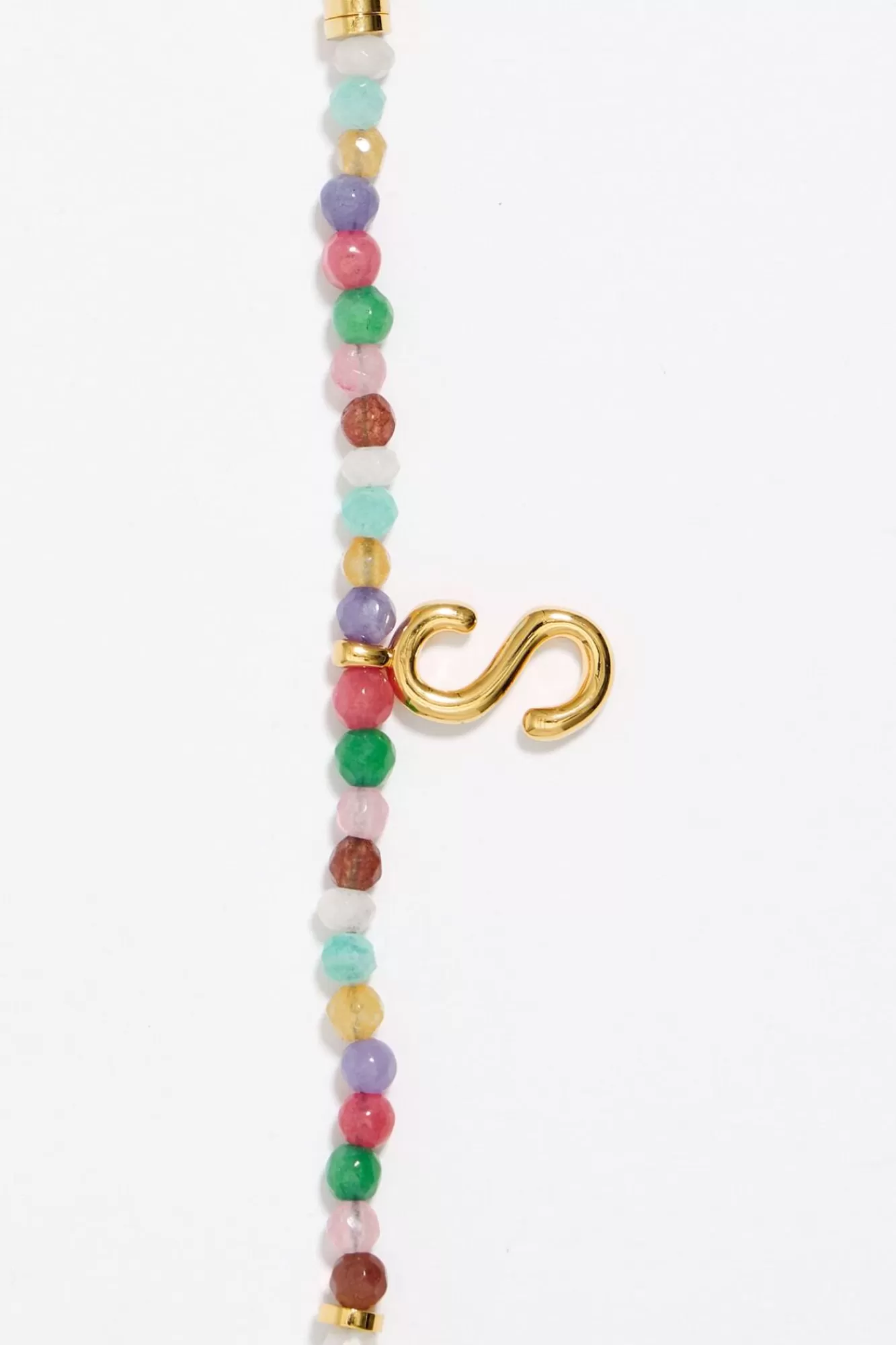 BIMBA Y LOLA Pulsera Letra S Piedras Multicolores Store