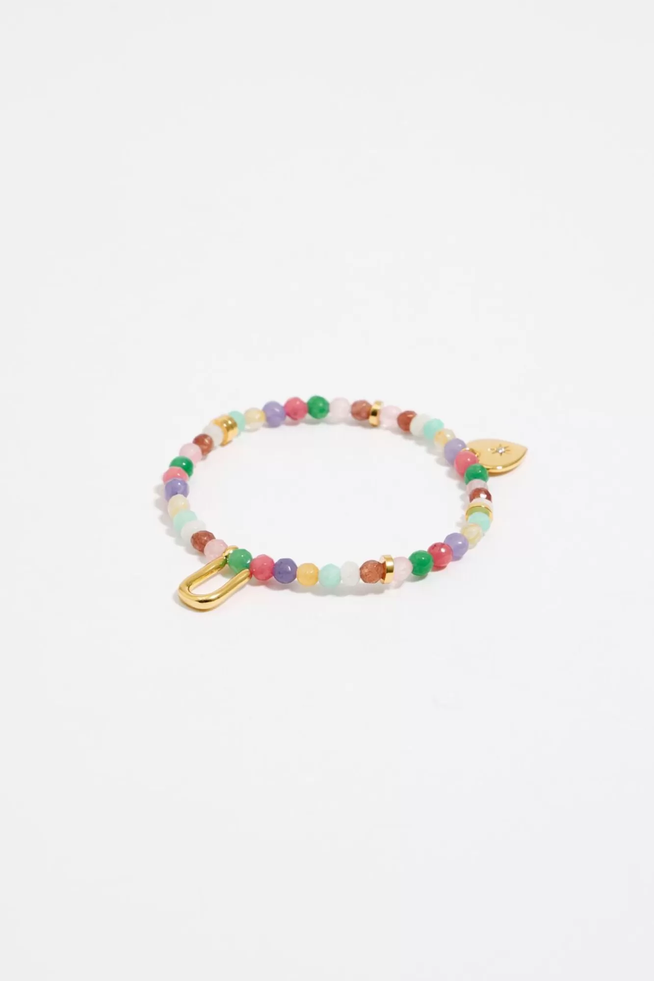 BIMBA Y LOLA Pulsera Letra U Piedras Multicolores Cheap