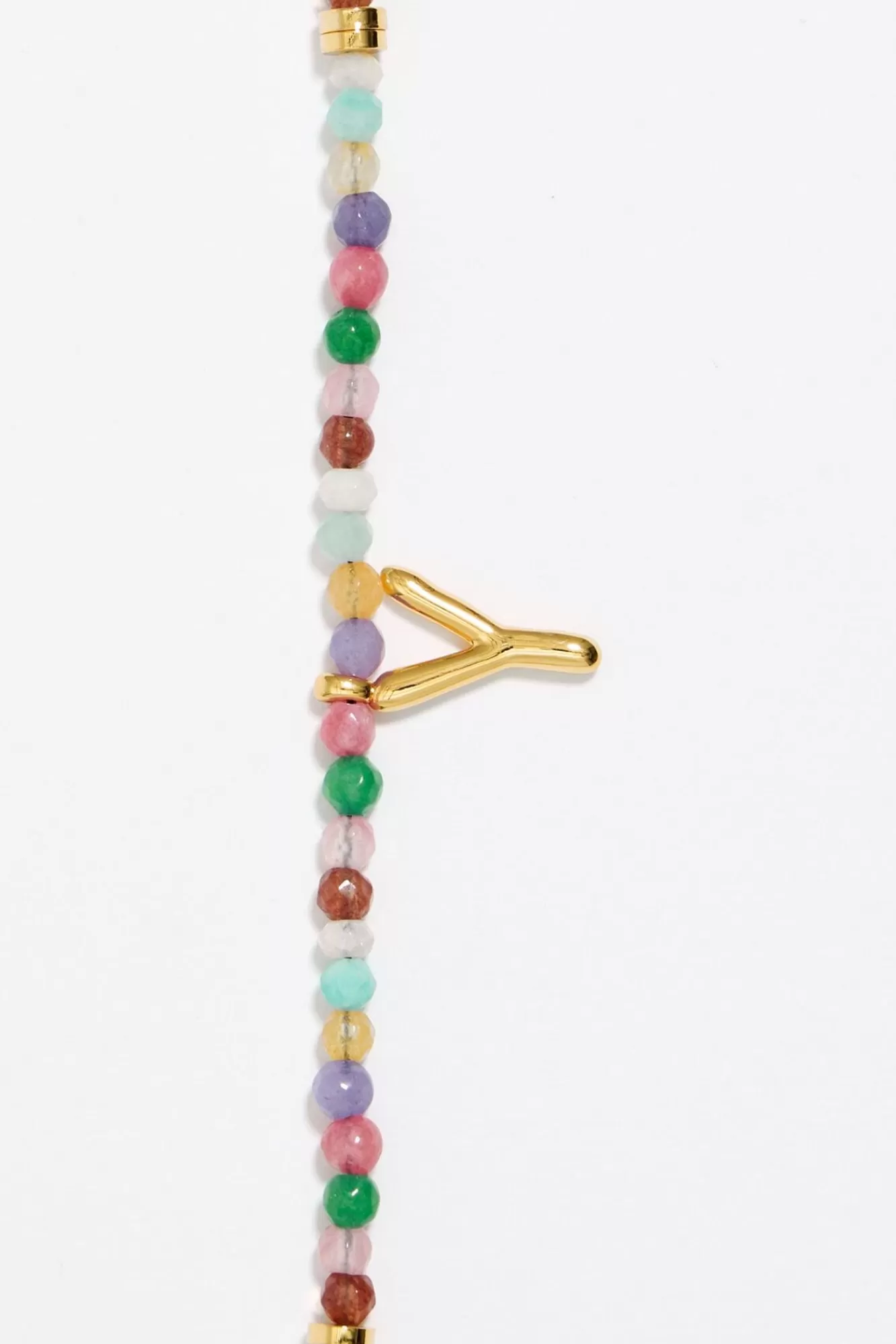 BIMBA Y LOLA Pulsera Letra Y Piedras Multicolores Sale