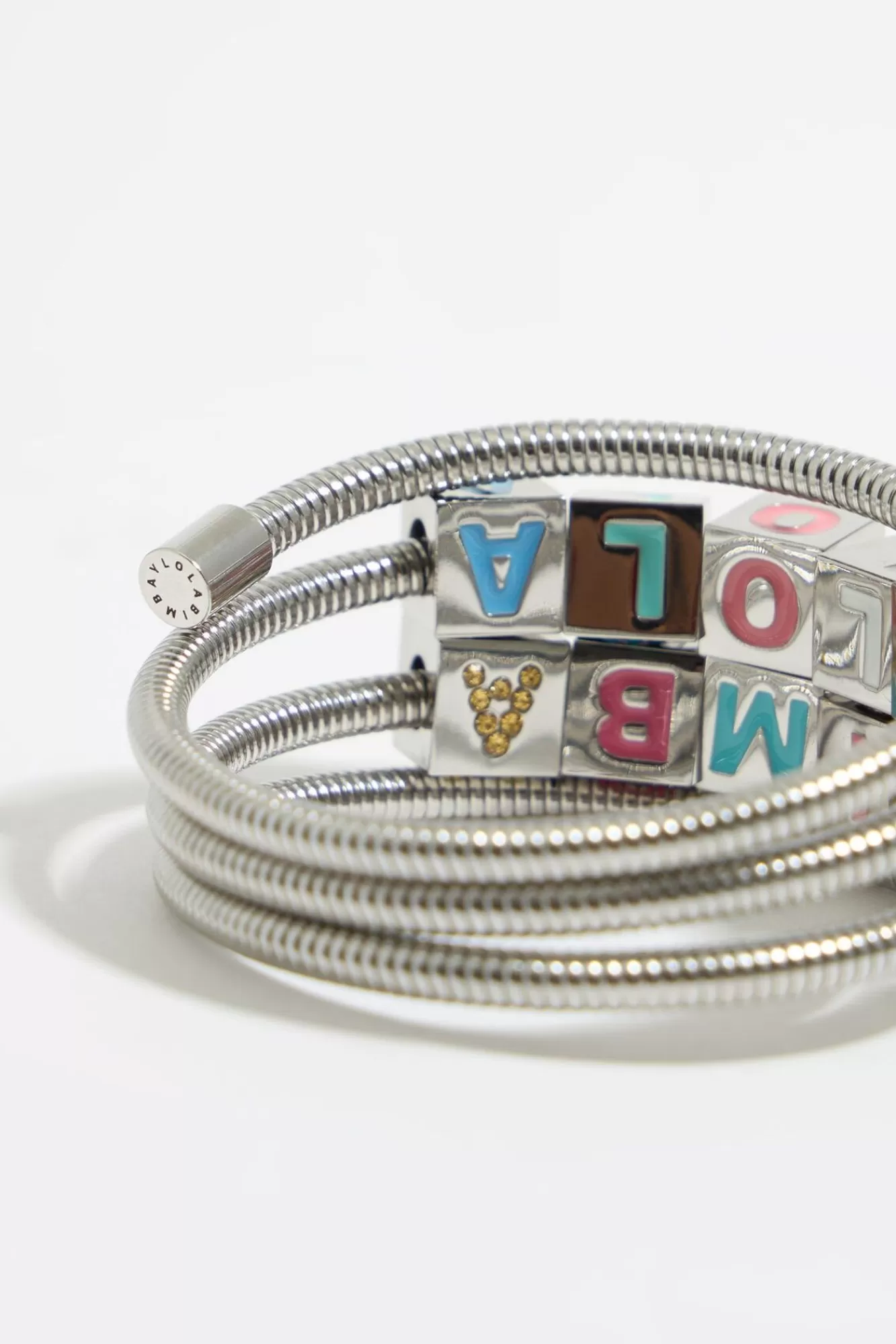 BIMBA Y LOLA Pulsera Muelle Logo Multicolor Y Cristales Discount