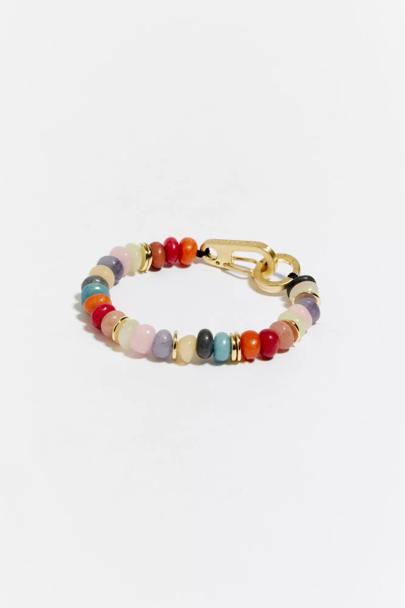BIMBA Y LOLA Pulsera Piedras Multicolores Dorada Mate Flash Sale